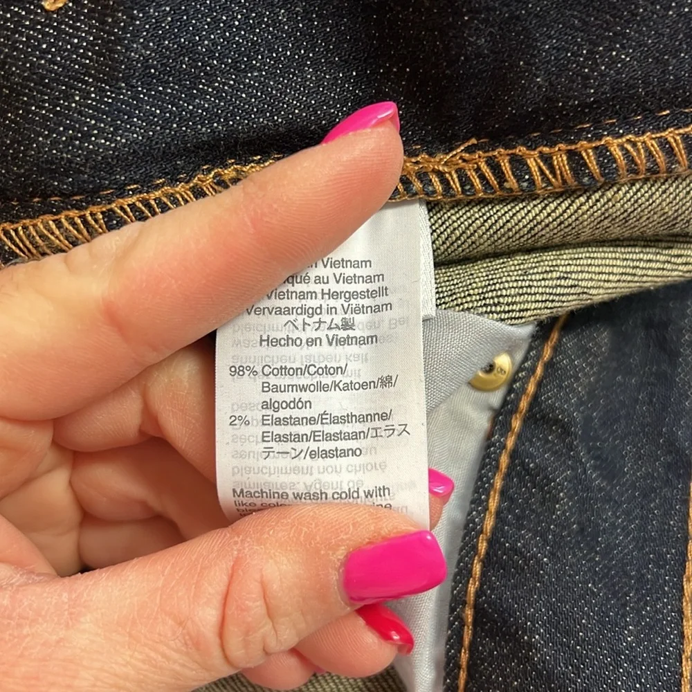 NWT J. Crew Mercantile Straight Leg‎ Dark Blue Jeans- 34x30